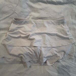 White Athleta tennis skirt